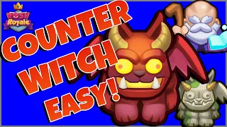 BEAT WITCH EASY! Gargoyle Protects! - BEST Gargoyle Deck! - Rush Royale