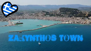 Zakynthos Town from above [4K]