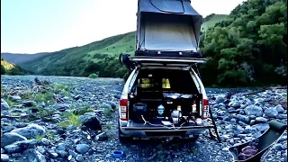 CAMPING in TRUCK - Dogs