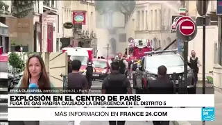 Informe desde París: explosión en el centro de la capital francesa deja varios heridos
