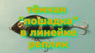 Тёмная лошадка в линейке реплик Салмо Слайдер. #pike #salmo slider #fish #рыбалка #щука #jerkbait