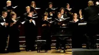 UW Chamber Singers sing Hugo Alfven's "Aftonen"