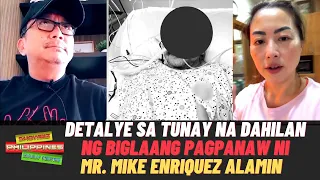 DETALYE sa TUNAY na DAHILAN ng PAGPANAW ni Mr  Mike Enriquez