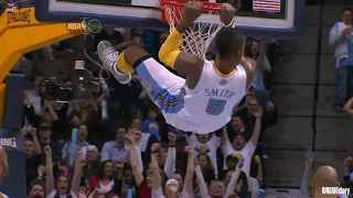 "We Just Saw A Man Fly!" - JR Smith’s ICONIC Poster Dunk