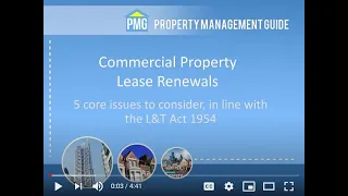 Lease Renewals for Commercial Business Properties, and Landlord & Tenant Act 1954