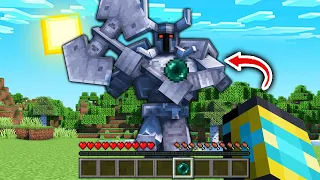 Como VIVIR DENTRO de un GOLEM de HIERRO LEGENDARIO en MINECRAFT! 😱