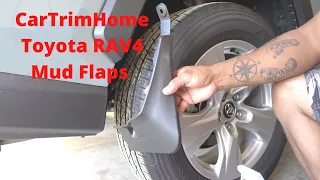 Installation of Plastic Mud Flaps for 2019-2021 RAV4