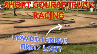 Short Course Truck Racing at VCRC Raceway - #rccar #rccarracing #rccaraction #teknorc #rccarbashing