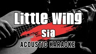 Little Wing - Sia || Karaoke with lyrics