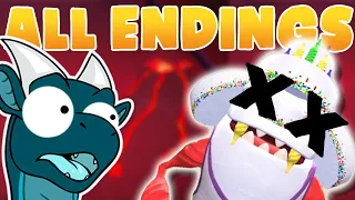 BUGSNAX ALL ENDINGS + Bigsnax Secret Ending