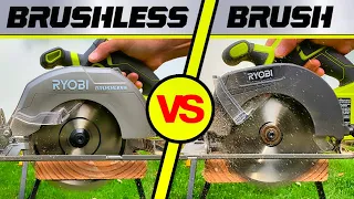 Ryobi BRUSHLESS 🆚 BRUSHED | 18v Cordless Battery Circular Saw