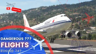 THRILLING Aircraft Landing!! Air China Boeing 747 Landing at Madeira Airport