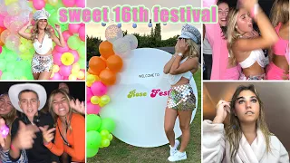 My Sweet 16th Festival Party, best night ever till 1am! | Rosie McClelland