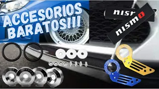 ACCESORIOS TUNING || JDM || EURO || TUNEA TU AUTO CON ACCESORIOS ECONOMICOS