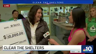 Charity surprises PSPCA with $10K after another successful Clear the Shelters event