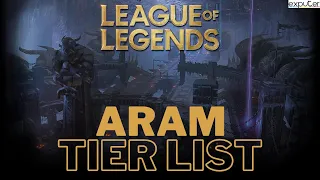 UPDATED League of Legends ARAM Champion Tier List 2023