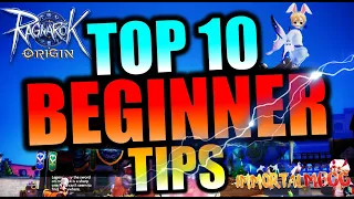 TOP 10 BEGINNER TIPS - RAGNAROK ORIGIN