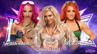 WWE WrestleMania 32: Charlotte Vs Sasha Banks Vs Becky Lynch [Match Simulation]