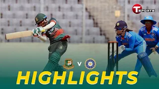 Highlights | HD | Bangladesh VS India | Women's Cricket | 2nd ODI | T Sports