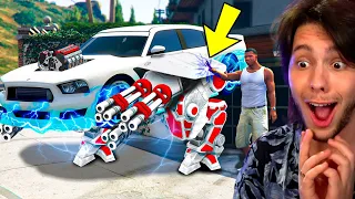 TUDO QUE EU TOCO SE TRANSFORMA NO GTA 5!!!