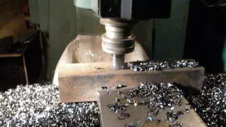 Milling pockets in steel blocks on Stanko 6T12