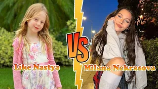 Milana Nekrasova VS Like Nastya Transformation 👑 New Stars From Baby To 2024