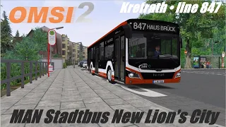 OMSI 2 • Krefrath (line 847) • MAN Stadtbus New Lion's City