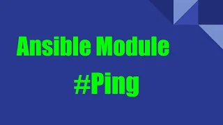 Ansible tutorials| How to ping Linux servers using Ansible