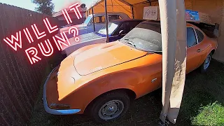 Barn find Opel GT - Part 1 first start