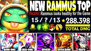 My New Rammus Season 14 Top Build Guide BROKE THE GAME 1v9: 280.000+ DMG 🔥 LoL Rammus s14 Gameplay