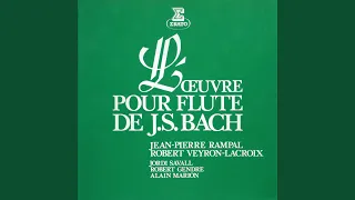 Flute Sonata in E Major, BWV 1035: II. Allegro