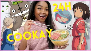 JE MANGE QUE DES PLATS DE FILMS GHIBLI PENDANT 24H! CooKay #5