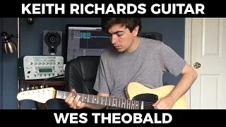 Keith Richards Rhythm Guitar Lesson - Rolling Stone Guitar Licks | Wes Theobald