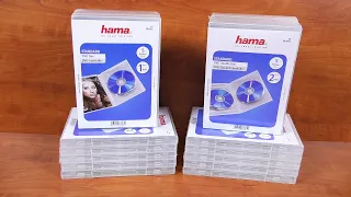 DVD коробки Hama на 1 и 2 диска - посылка из Nix.ru