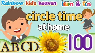 circle time at home #Rainbow kids heaven