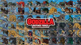 ALL GODZILLA Monster Kaiju Stages INTRO in Godzilla defense force ゴジラディフェンスフォース 所有哥斯拉哥斯拉防御部队 ゴジラディフェ