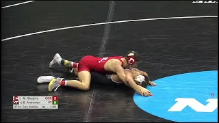 Shapiro vs. Andonian 2024 NCAA Wrestling Championship Cons. Semifinals (FALL)