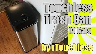 iTouchless Deodorizer Automatic Sensor Touchless Trash Can