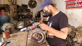 Electric Motor Rewinding - An Amazing Technique You Must See!