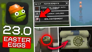 ALL SECRET EASTER EGGS of the NEW UPDATE 23.0 in Melon Playground