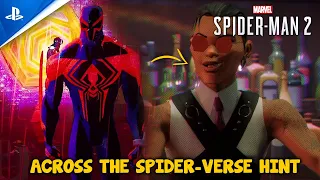 What Happened When You Collected All Spider Bot - Across the Spider-Verse Hint | SPIDER-MAN 2