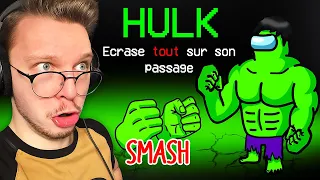 je me TRANSFORME en HULK sur Among Us ! (j'ai explosé la map..)