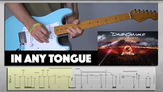 David Gilmour In Any Tongue Solo Tutorial w/Tabs (Easy Guitar Lesson!)