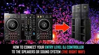 Entry Level DJ Controller | How to connect to speakers or sound system