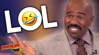 FUNNIEST Family Feud Clips EVER! With Steve Harvey!