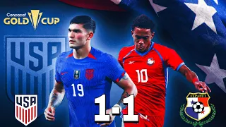 USA VS PANAMA 1-1 (4-5) Pens Extended Highlights and goals 2023 #usafootball #panama #concacaf