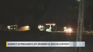 Suspect in first Prichard homicide of 2023 in police custody: Police