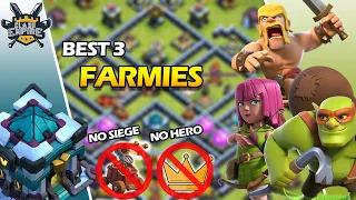 BEST 3 FARMIES!! Th13 Farming Attack Strategy Without Heroes