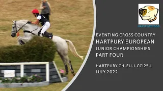 European Championships Junior Eventing; fourth 15 minutes of Cross Country Action from Hartpury 2022