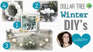 DIY Dollar Tree Winter Crafts | Dollar Tree DIY | Dollar Tree DIY Decor | Dollar Tree Crafts